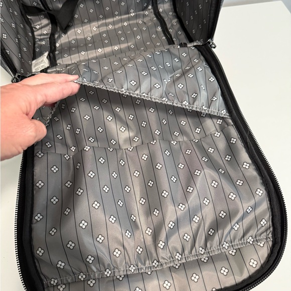 Lug Gray Quilted Carry On Travel Bag with Wheels - Picture 5 of 12